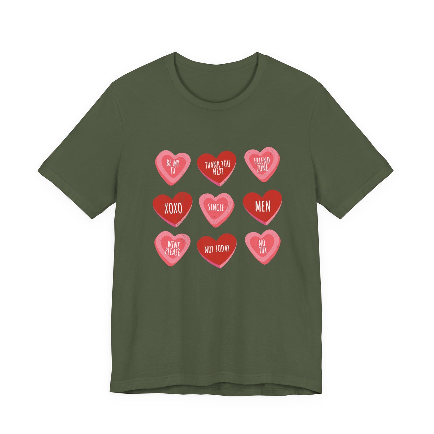 Candy Heart Shirt, Valentine's Day Gift, Conversation Hearts Shirt - PopCultureByDesign36