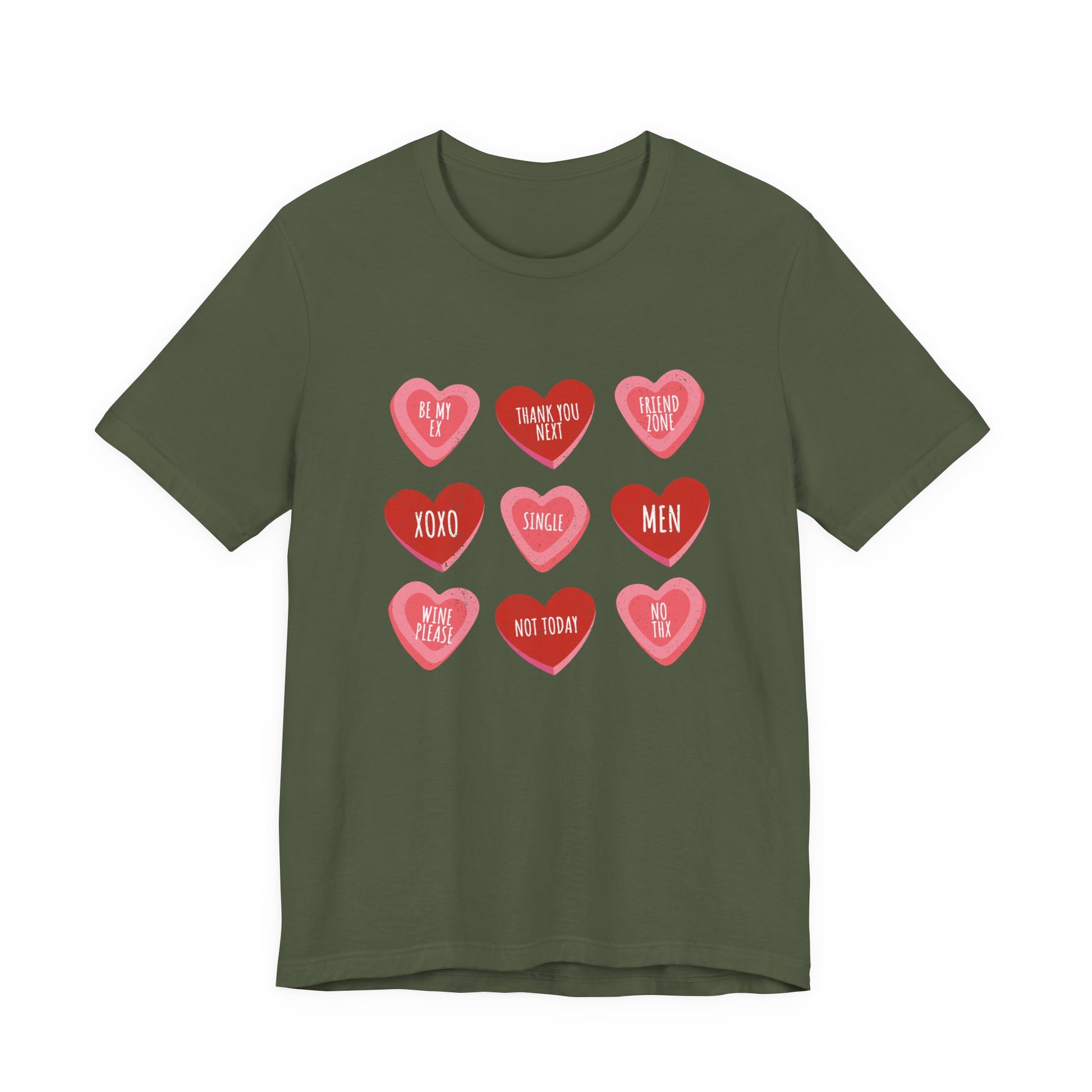 Candy Heart Shirt, Valentine's Day Gift, Conversation Hearts Shirt - PopCultureByDesign36