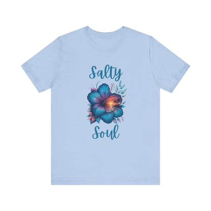 Summer Salty Soul T-shirt, Trendy Summer Shirt, Retro Summer T-shirt - PopCultureByDesign36