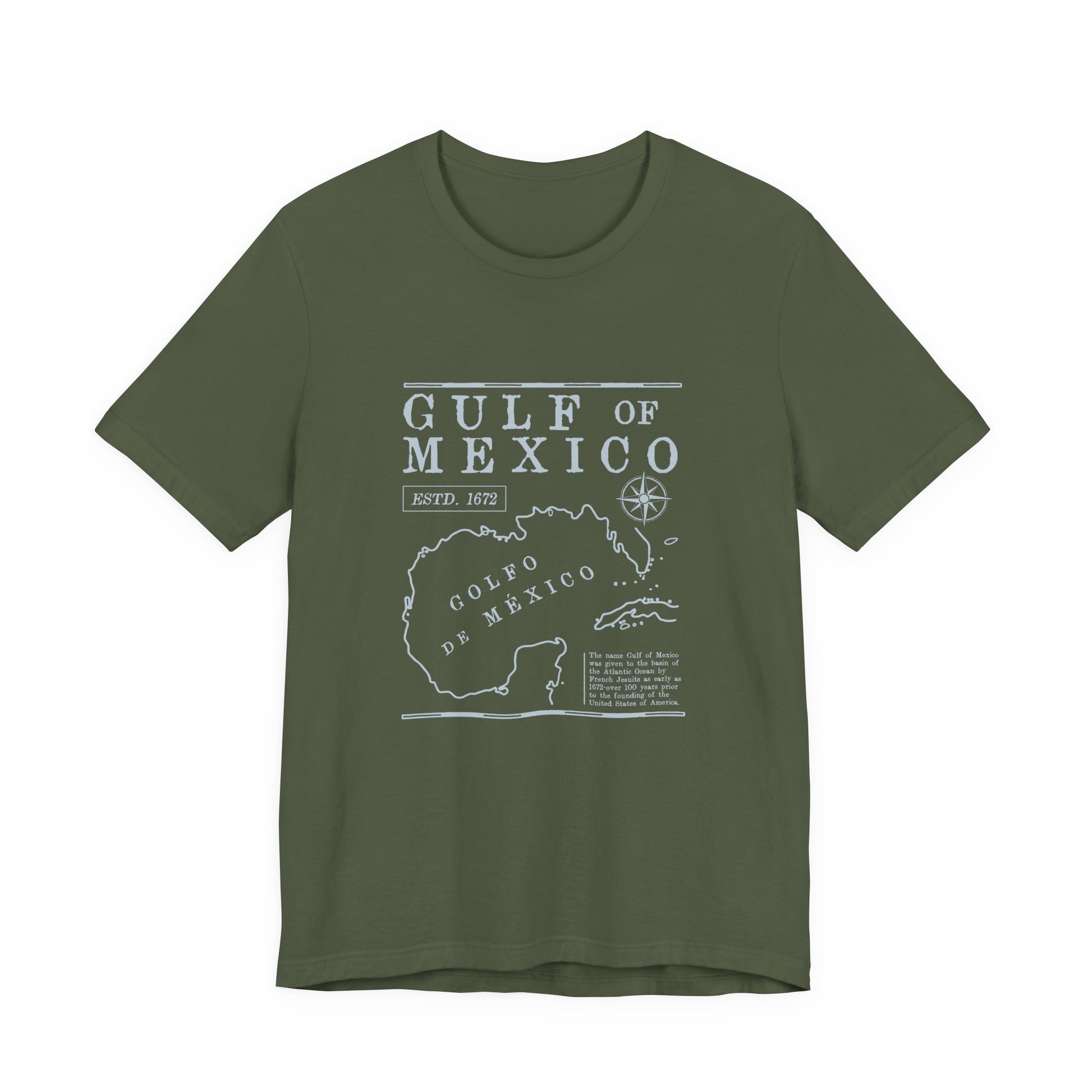 Gulf of Mexico Shirt, Gulf Coast Shirt, Historical Gulf of Mexico - PopCultureByDesign36
