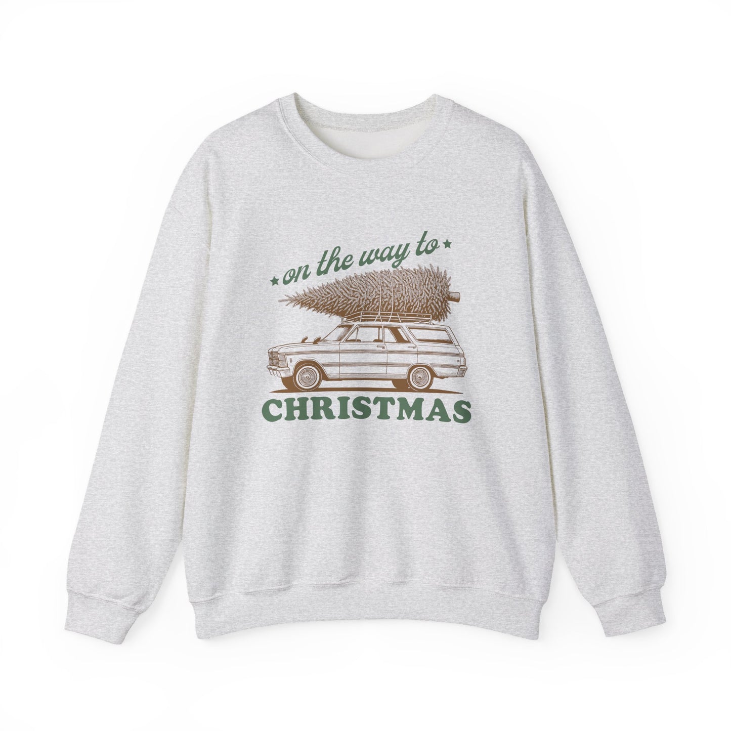 On The Way To Christmas, Xmas Sweatshirt, Family Christmas, Christmas Jolly - PopCultureByDesign36