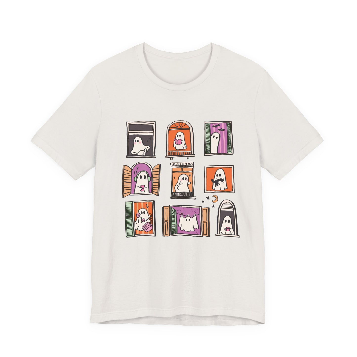 Ghostly Frames T-Shirt, Halloween Tee, Spooky Shirt - PopCultureByDesign36