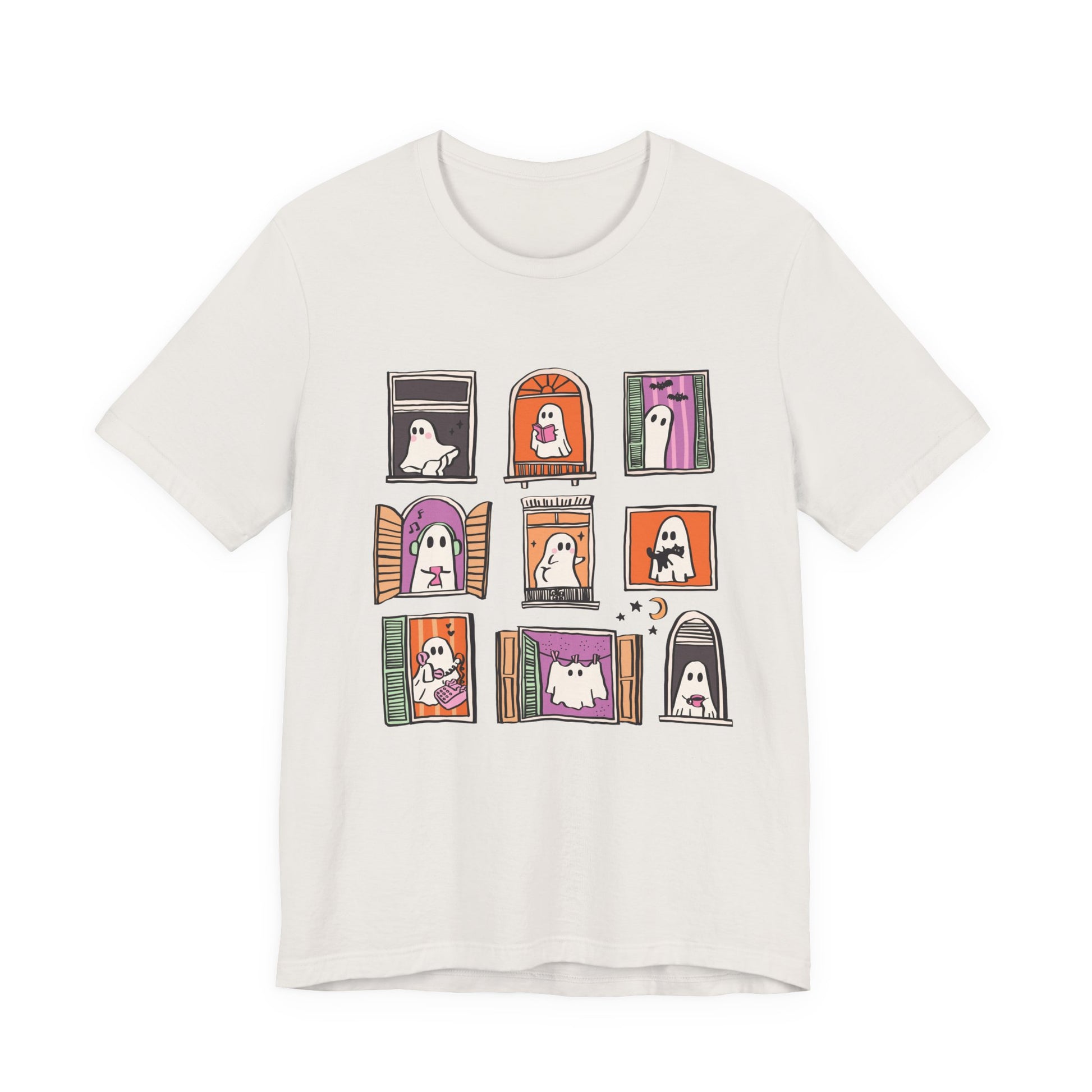 Ghostly Frames T-Shirt, Halloween Tee, Spooky Shirt - PopCultureByDesign36