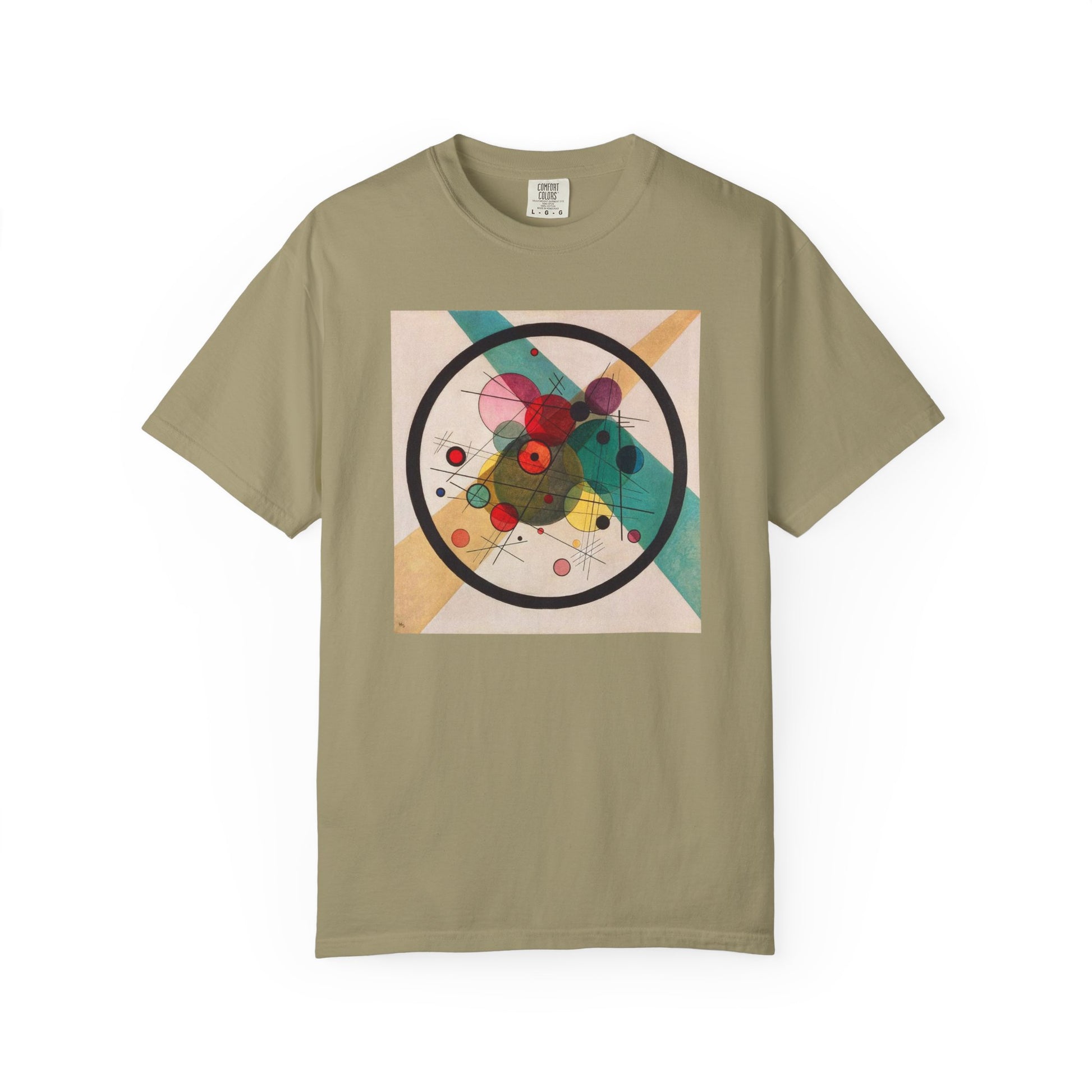 Abstract Art Tshirt, Circles in a Circle, Wassily Kandinsky,Kandinsky Art - PopCultureByDesign36