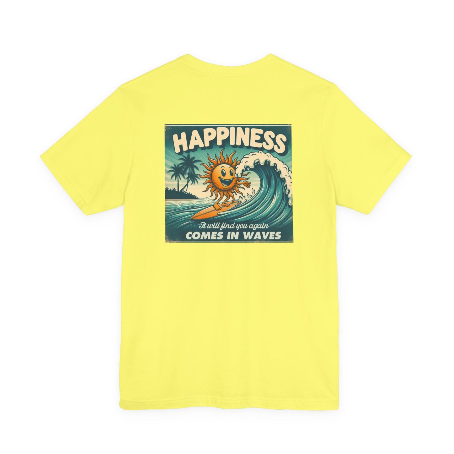 Happiness Comes In Waves shirt, Summer shirt, Surfing shirt, Surfer Gift - PopCultureByDesign36