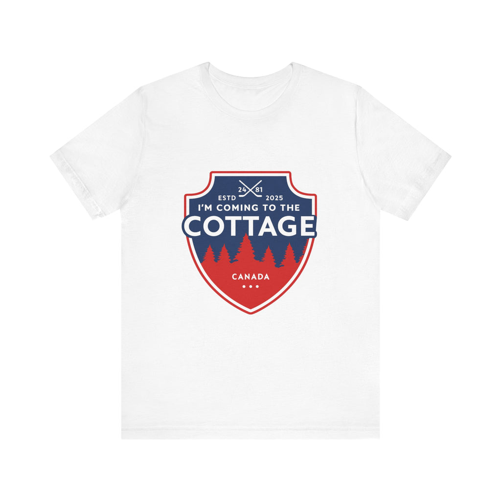 Cottage Hockey Tee — “I’m Coming to the Cottage” Canadian Hockey Lover Shirt by PopCultureByDesign36
