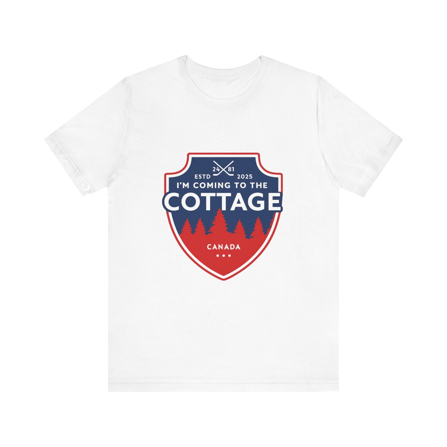 Cottage Hockey Tee — “I’m Coming to the Cottage” Canadian Hockey Lover Shirt