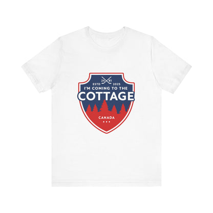 Cottage Hockey Tee — “I’m Coming to the Cottage” Canadian Hockey Lover Shirt