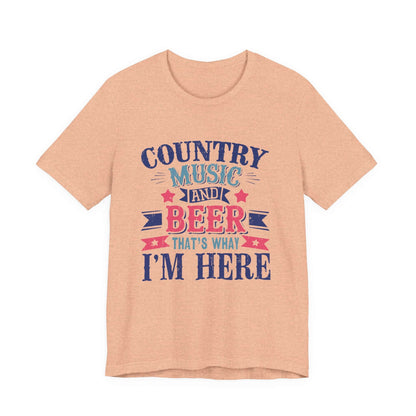 Country Music and Beer Shirt, Country Music Lover, Old Rodeo Shirt - PopCultureByDesign36
