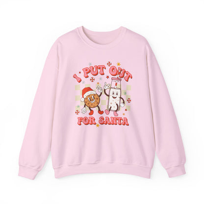 Put Out For Santa Sweatshirt, Funny Christmas Shirt, Funny Santa Sweatshirt - PopCultureByDesign36