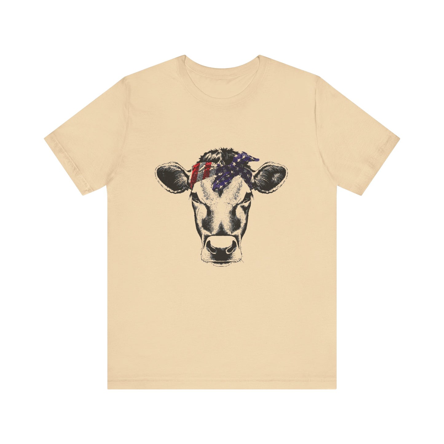 Highland Cow shirt, American Flag Shirt, Funny Cow Shirt, Independence Day - PopCultureByDesign36
