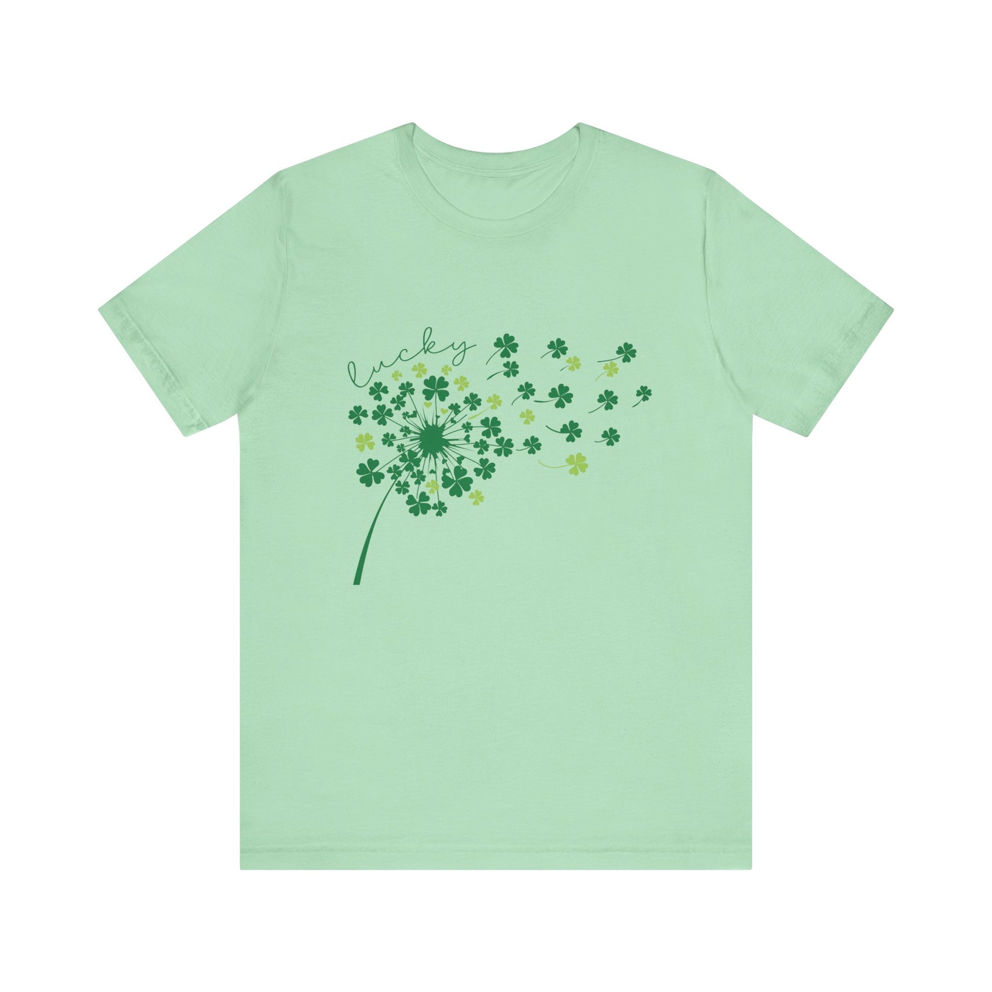 Lucky Shirt, St Patricks Day Shirt, Shamrock Heart T-Shirt - PopCultureByDesign36