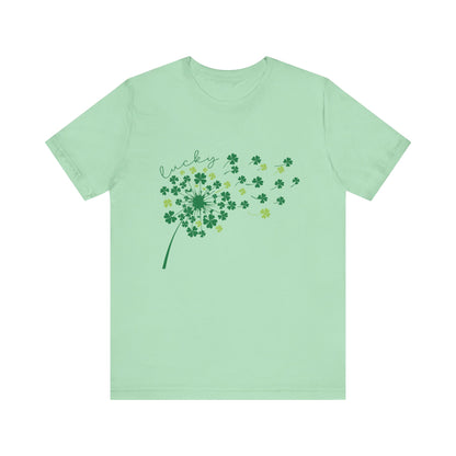 Lucky Shirt, St Patricks Day Shirt, Shamrock Heart T-Shirt - PopCultureByDesign36