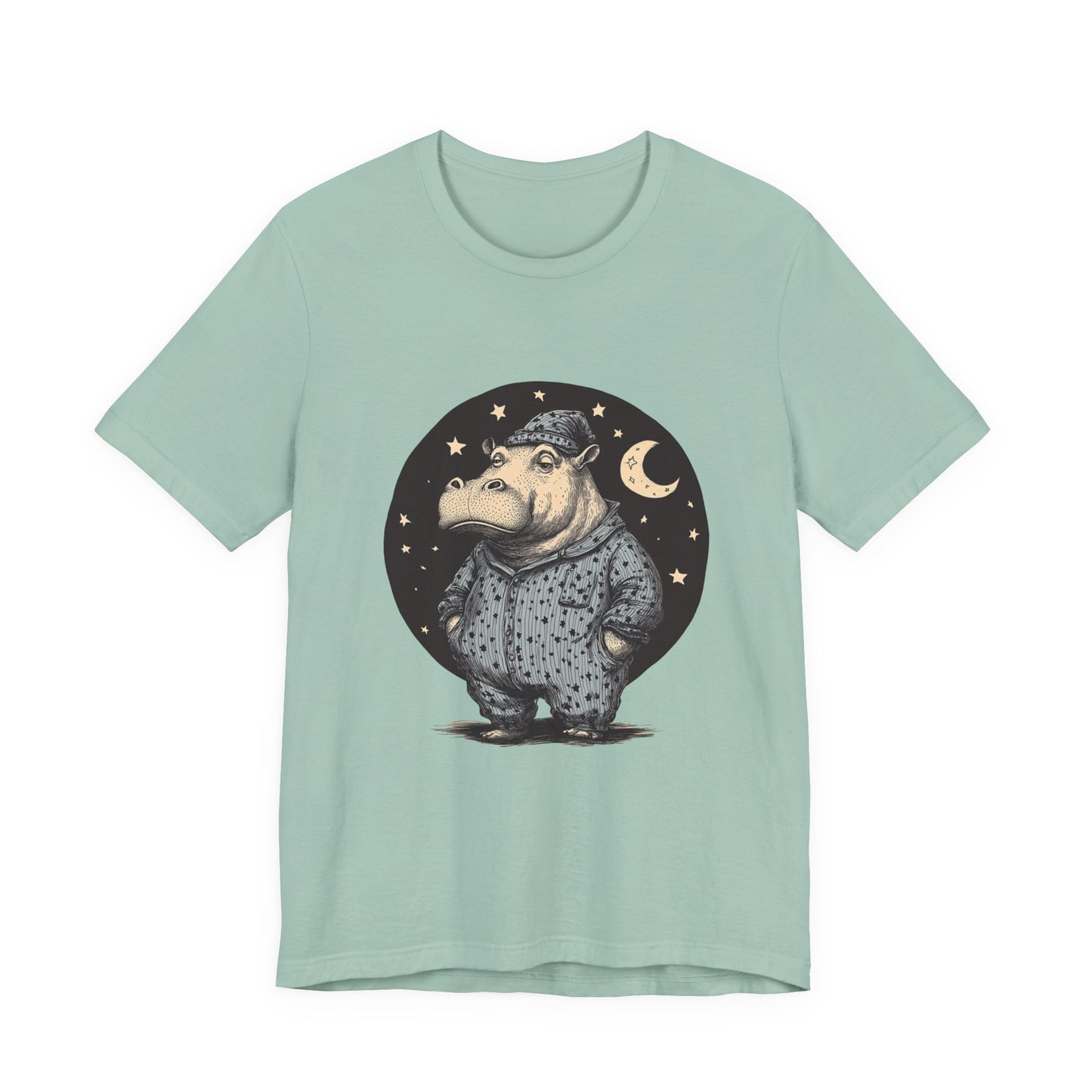 Sleepy Hippo Shirt, Funny Hippo Shirt, Cute Hippo Shirt - PopCultureByDesign36