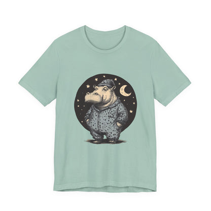 Sleepy Hippo Shirt, Funny Hippo Shirt, Cute Hippo Shirt - PopCultureByDesign36