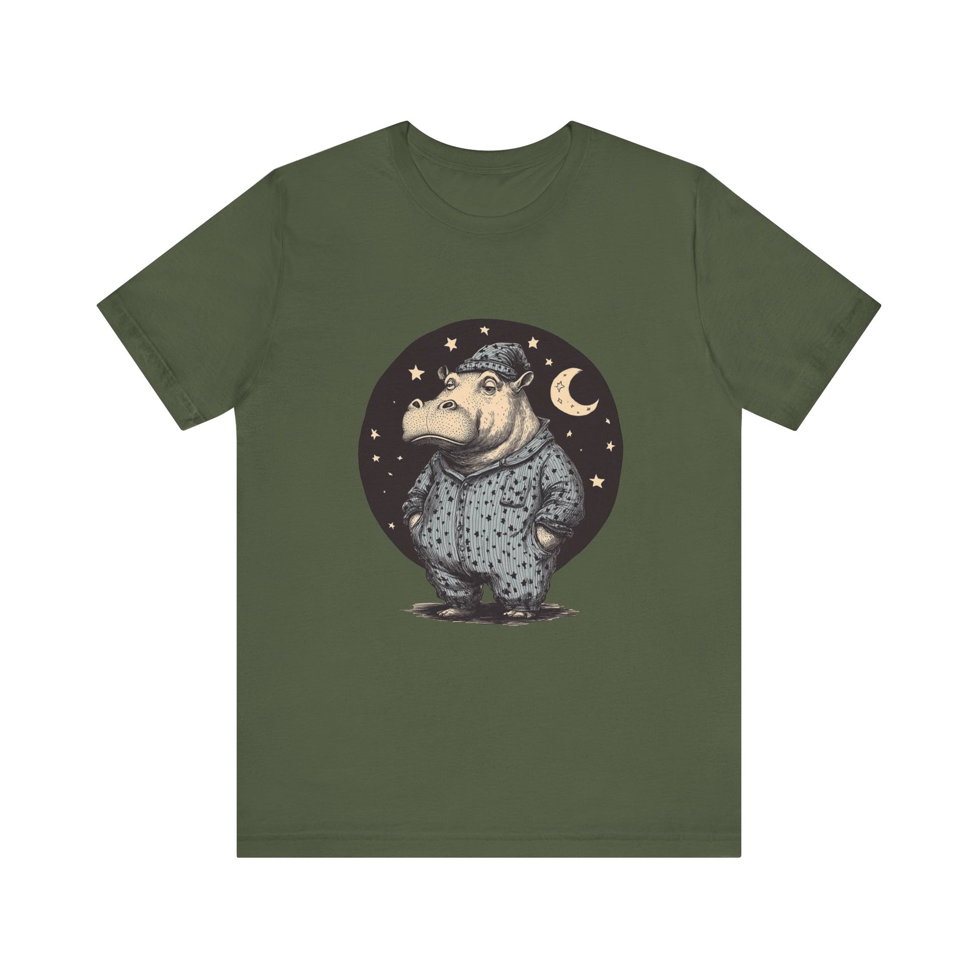 Sleepy Hippo Shirt, Funny Hippo Shirt, Cute Hippo Shirt - PopCultureByDesign36