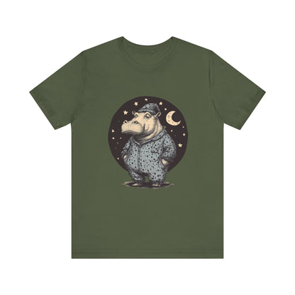 Sleepy Hippo Shirt, Funny Hippo Shirt, Cute Hippo Shirt - PopCultureByDesign36