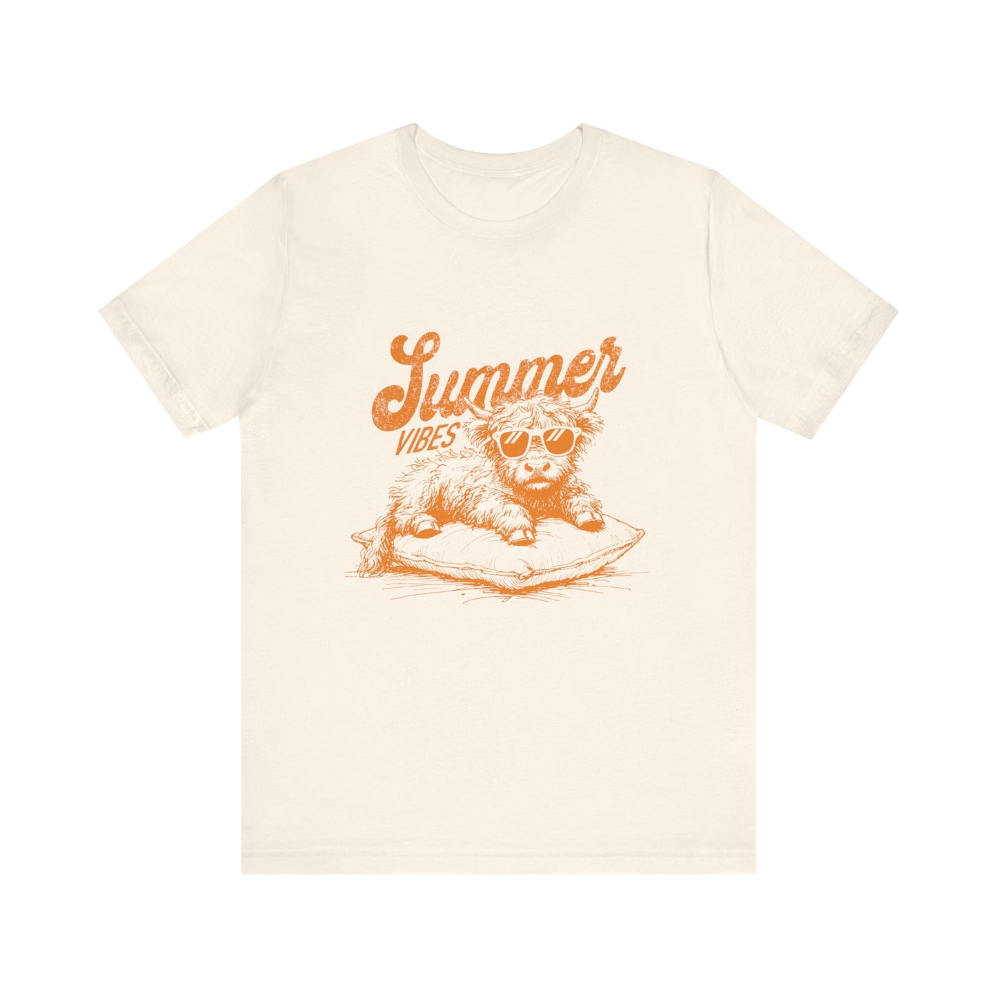 Summer Vibes Highland Cow Shirt, Western Shirt, Cow Shirt - PopCultureByDesign36