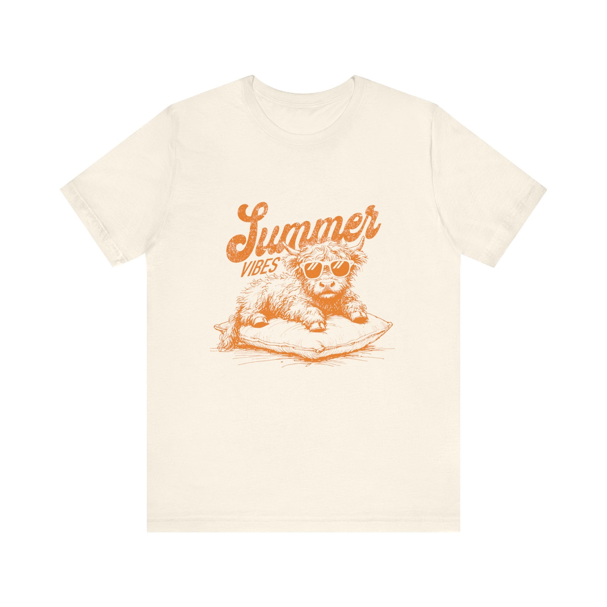 Summer Vibes Highland Cow Shirt, Western Shirt, Cow Shirt - PopCultureByDesign36