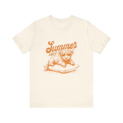 Summer Vibes Highland Cow Shirt, Western Shirt, Cow Shirt - PopCultureByDesign36