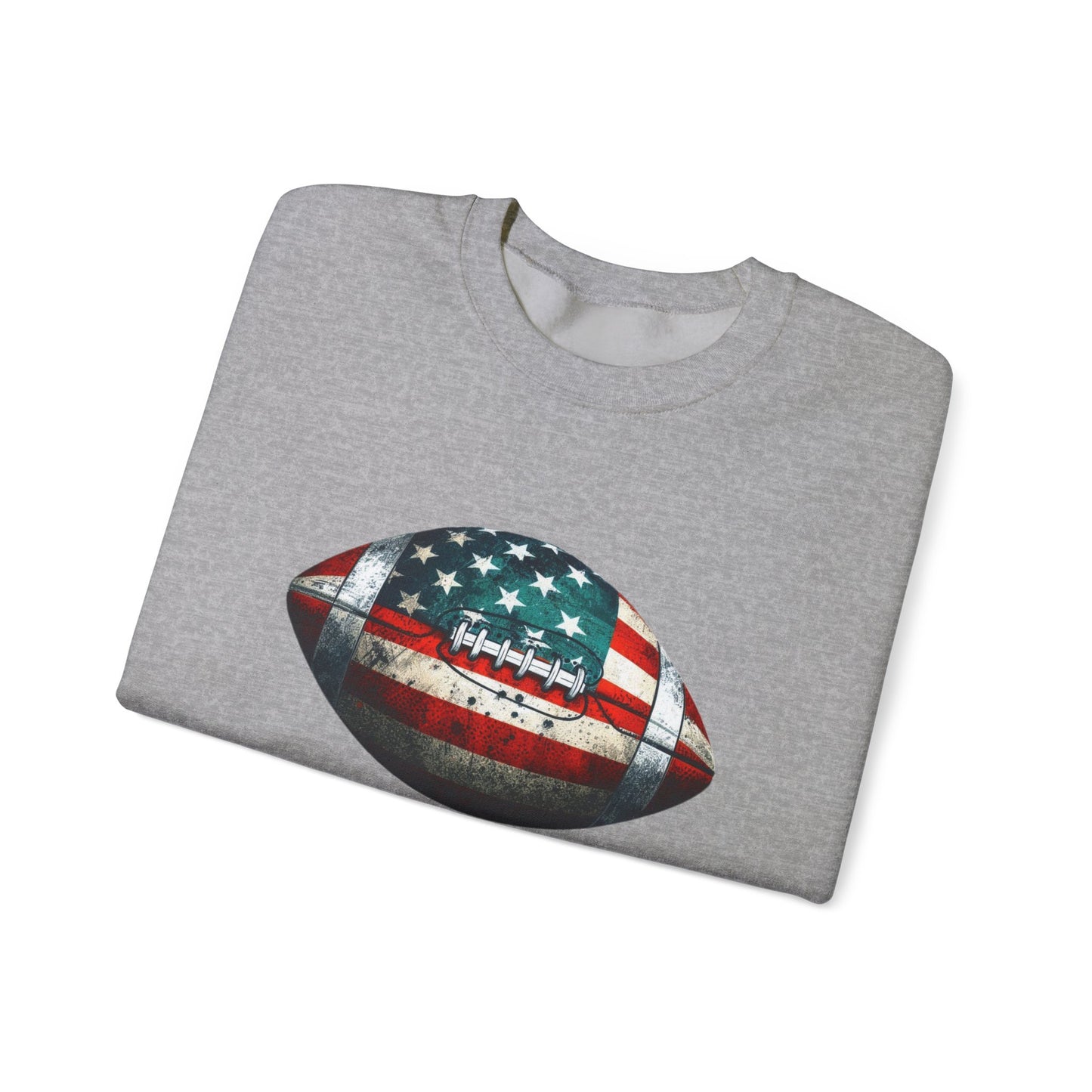 Patriotic Football Sweatshirt, Football Mom, Gameday Sweatshirt - PopCultureByDesign36