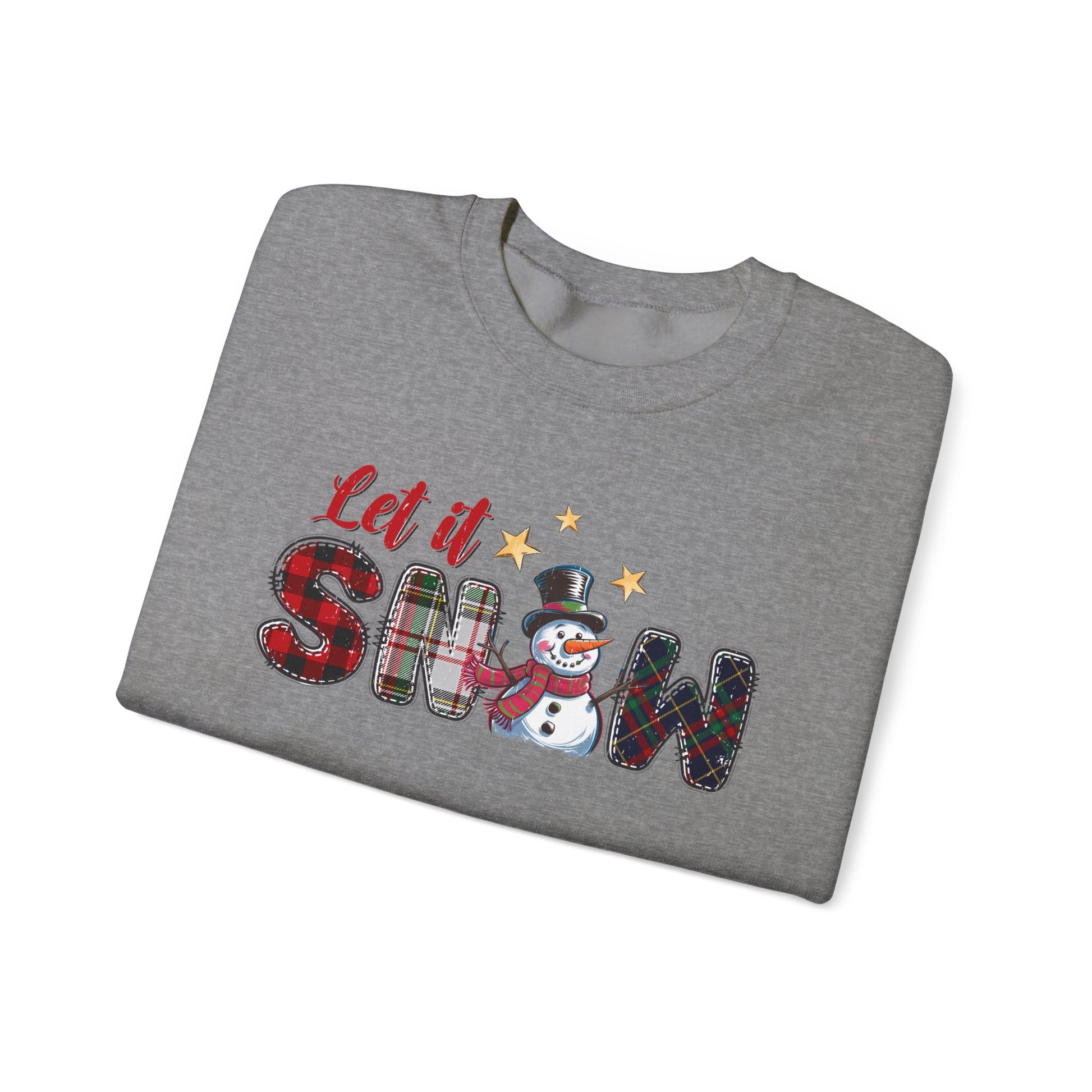 Let It Snow Sweatshirt, Christmas Tis The Season Sweatshirt, Merry Christmas - PopCultureByDesign36
