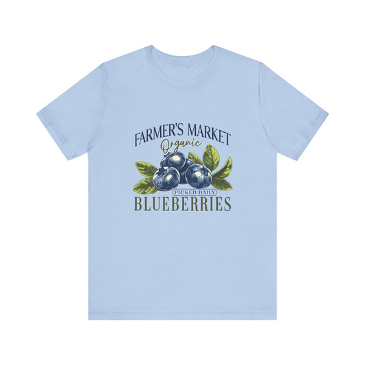 Fruit Farm Shirt, Blueberry Shirt, Cottagecore Berry Tshirt, Summer Fruit Shirt - PopCultureByDesign36