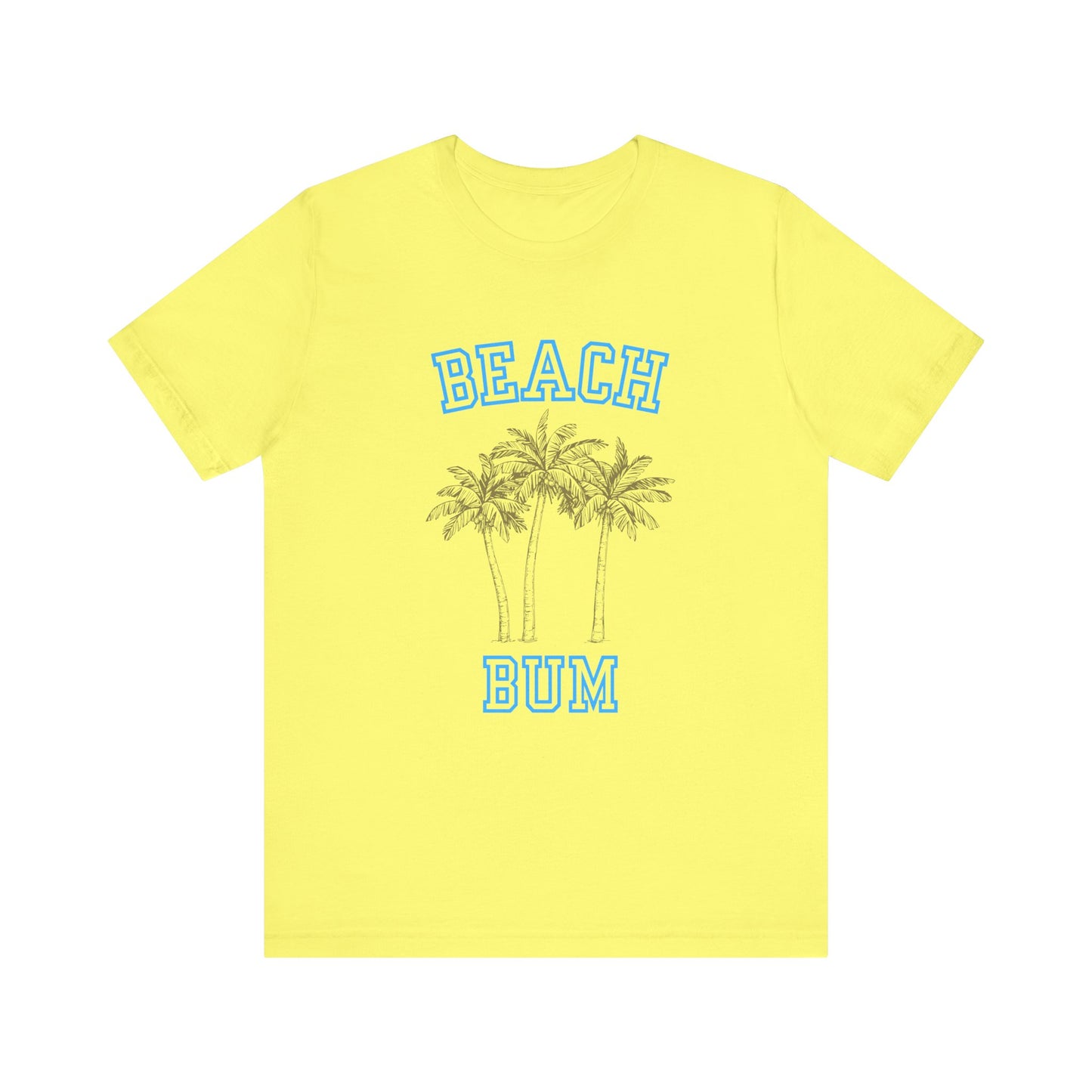 Beach Bum Palm Tree Shirt, Tropical Island Vacation Clothing, Palm Tree Lover Gift - PopCultureByDesign36