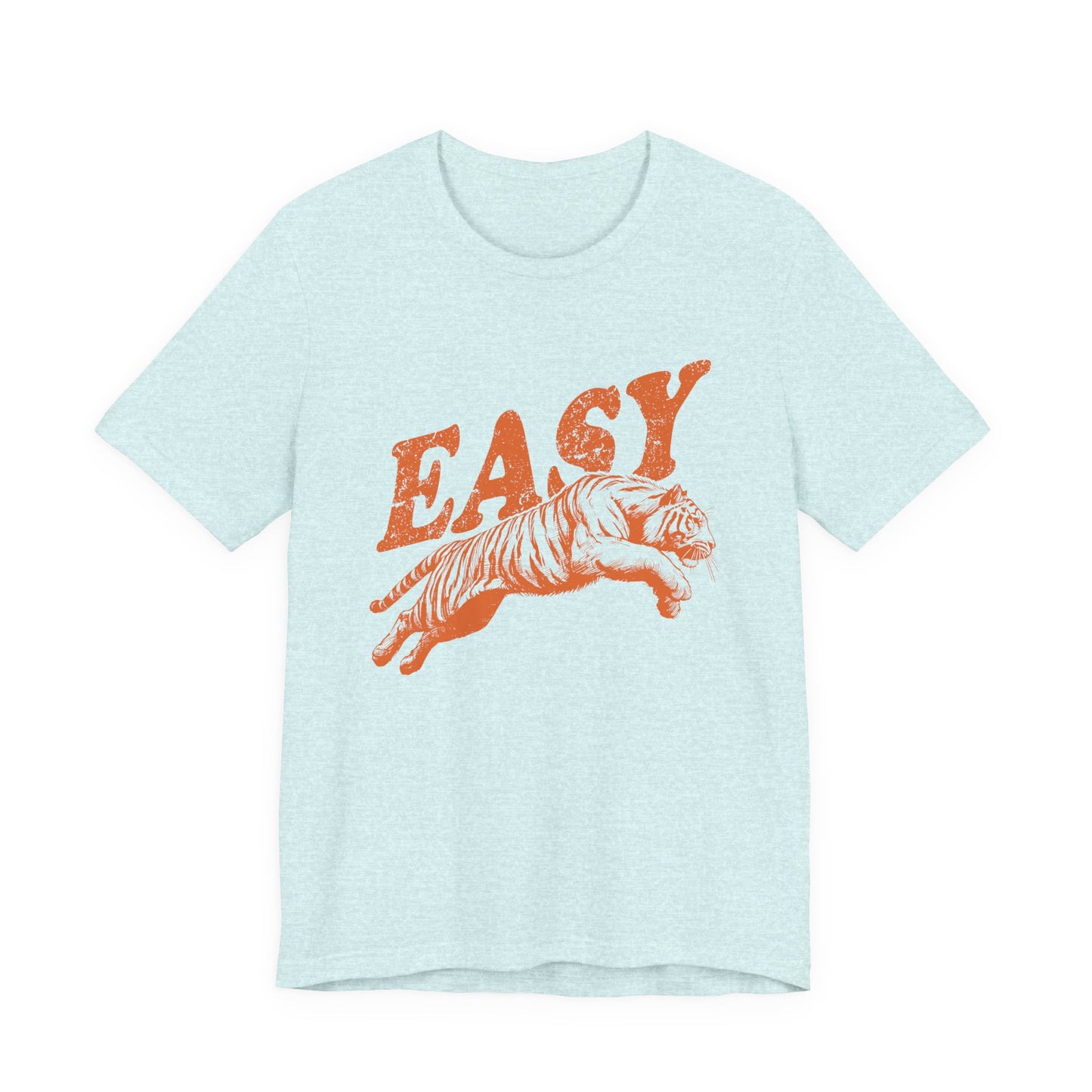 Easy Orange Tiger Shirt, Retro Boho Tee, Hippie Clothes, Indie Shirt - PopCultureByDesign36