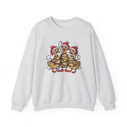 Christmas Ducks Sweatshirt, Funny Animals Christmas Sweatshirt - PopCultureByDesign36