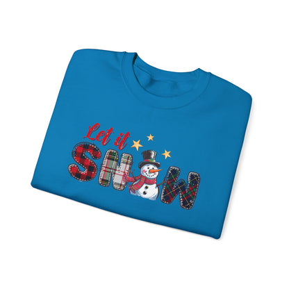 Let It Snow Sweatshirt, Christmas Tis The Season Sweatshirt, Merry Christmas - PopCultureByDesign36