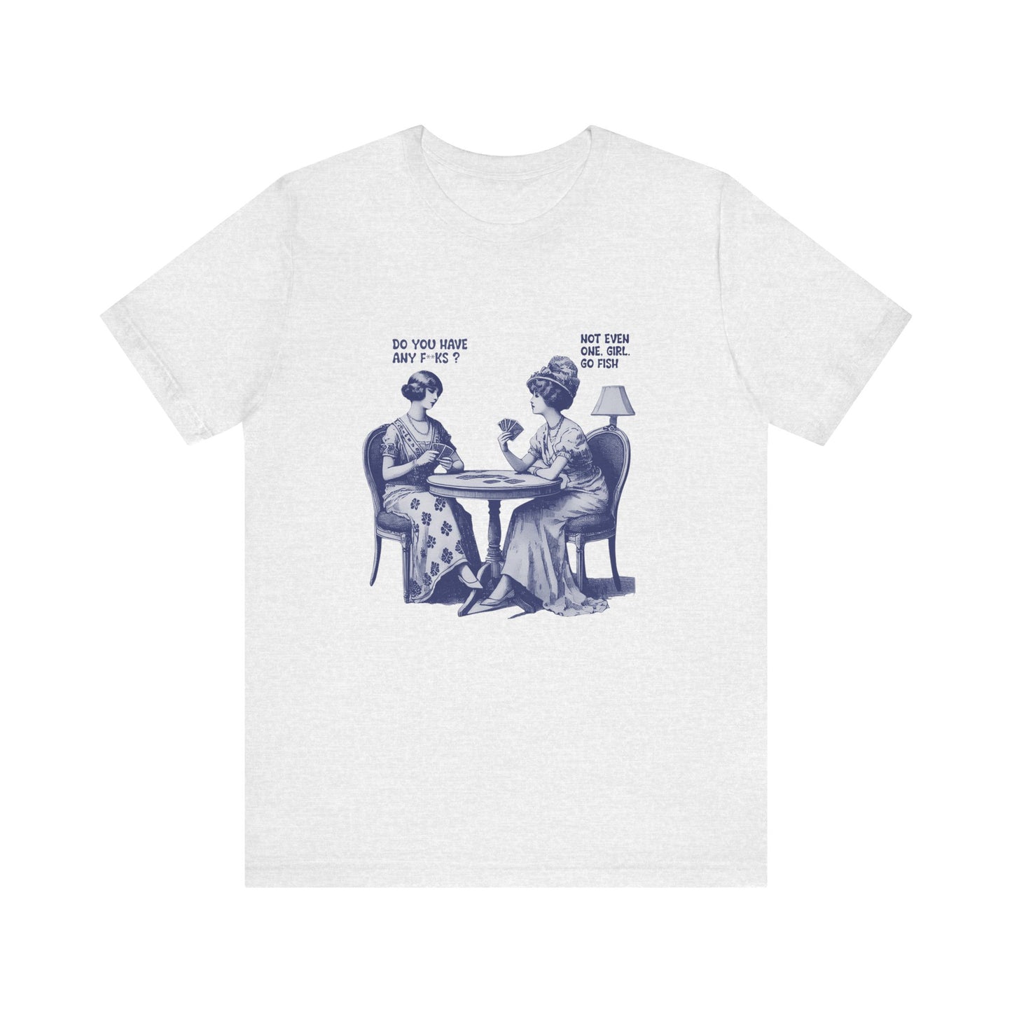 Funny Card Playing Tee, Card Playing Lovers Tee, Vintage Style Top - PopCultureByDesign36