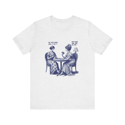 Funny Card Playing Tee, Card Playing Lovers Tee, Vintage Style Top - PopCultureByDesign36