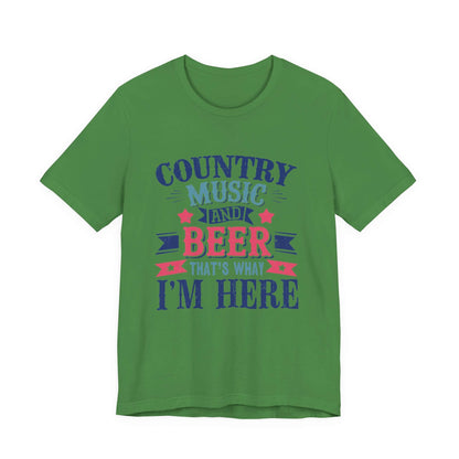 Country Music and Beer Shirt, Country Music Lover, Old Rodeo Shirt - PopCultureByDesign36