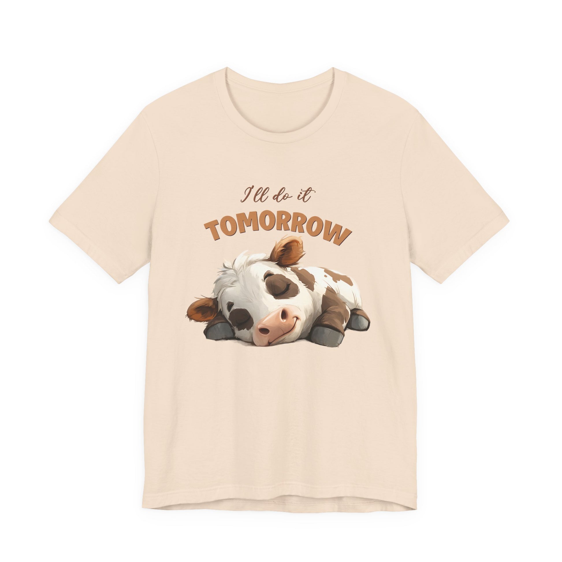 I'll do it tomorrow, Funny Cow shirt, Cow shirt, Cute Cow shirt - PopCultureByDesign36
