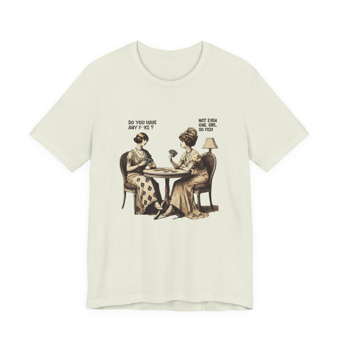 Funny Card Playing Tee, Card Playing Lovers Tee, Vintage Style Top - PopCultureByDesign36