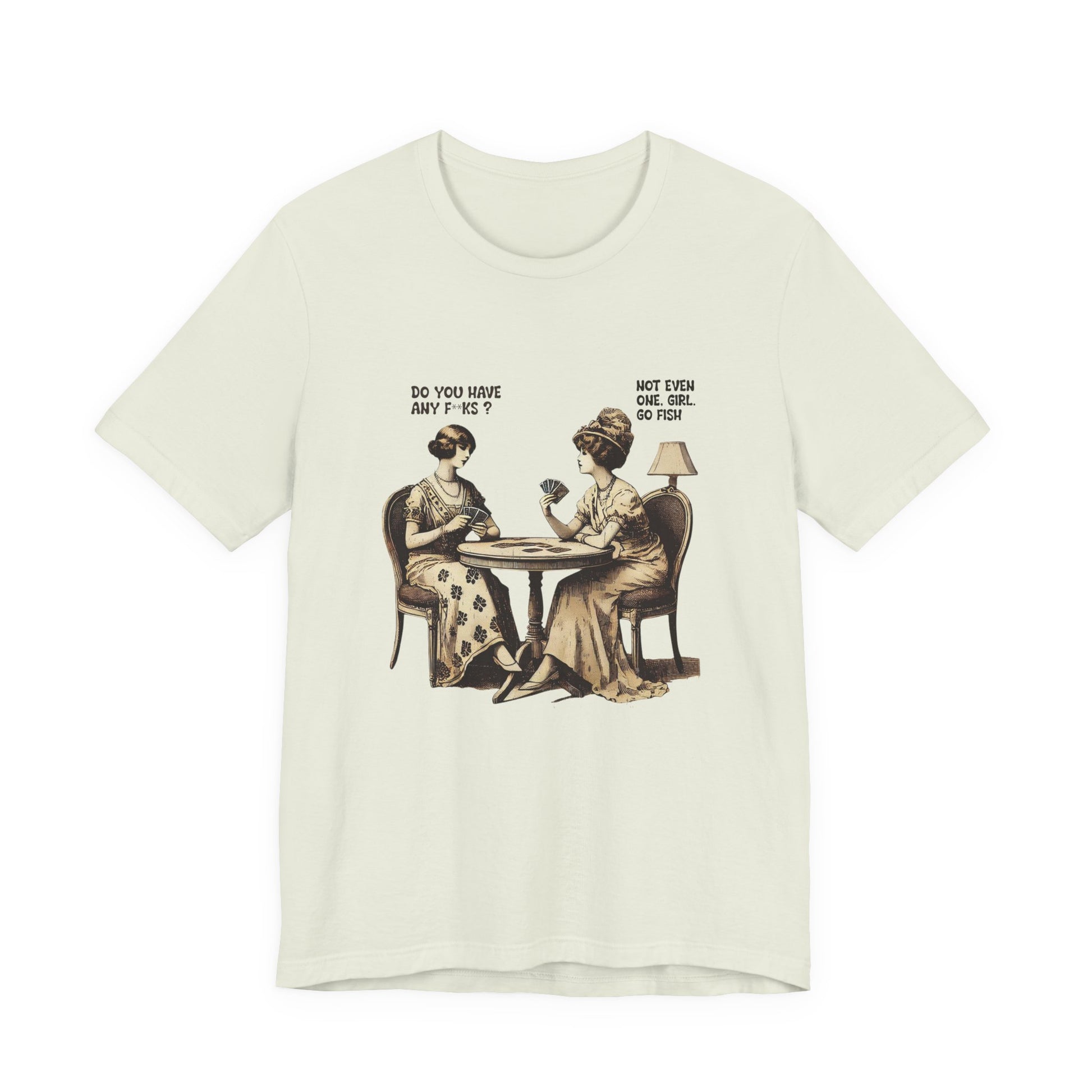 Funny Card Playing Tee, Card Playing Lovers Tee, Vintage Style Top - PopCultureByDesign36