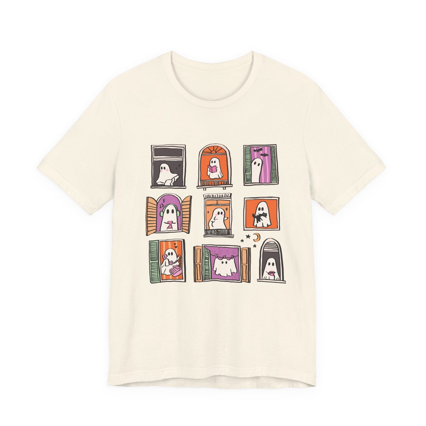 Ghostly Frames T-Shirt, Halloween Tee, Spooky Shirt - PopCultureByDesign36
