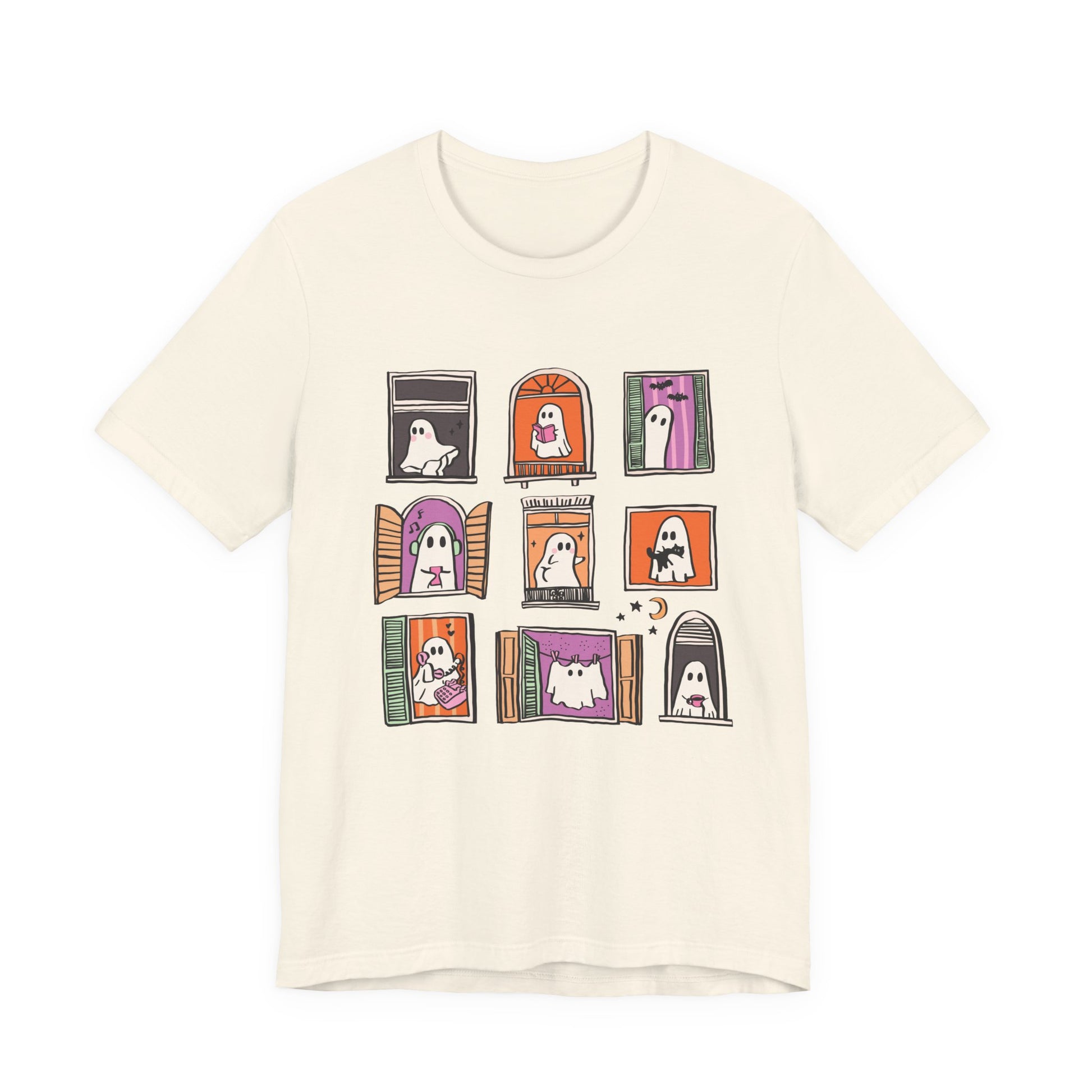 Ghostly Frames T-Shirt, Halloween Tee, Spooky Shirt - PopCultureByDesign36