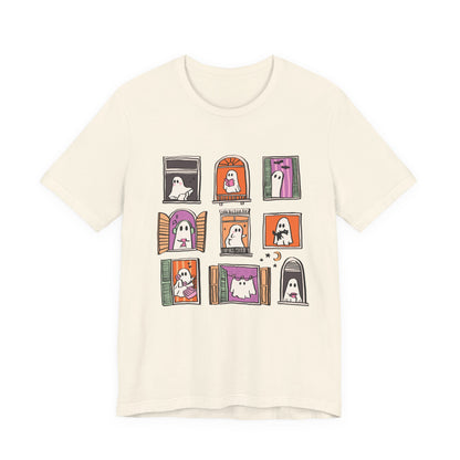 Ghostly Frames T-Shirt, Halloween Tee, Spooky Shirt - PopCultureByDesign36