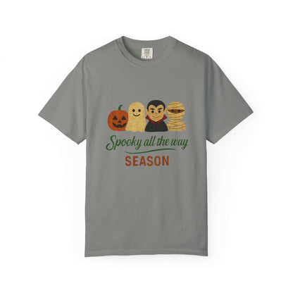 Spooky All The Way Halloween T-shirt, Pumpkin, Ghost, Dracula, Mummy Shirt - PopCultureByDesign36