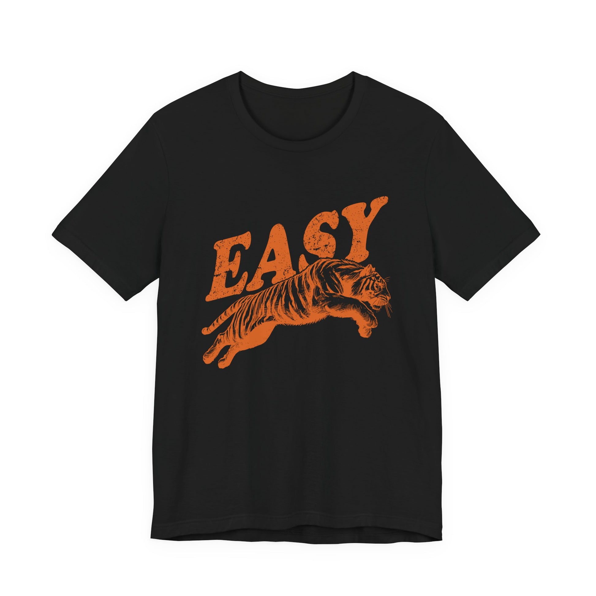 Easy Orange Tiger Shirt, Retro Boho Tee, Hippie Clothes, Indie Shirt - PopCultureByDesign36