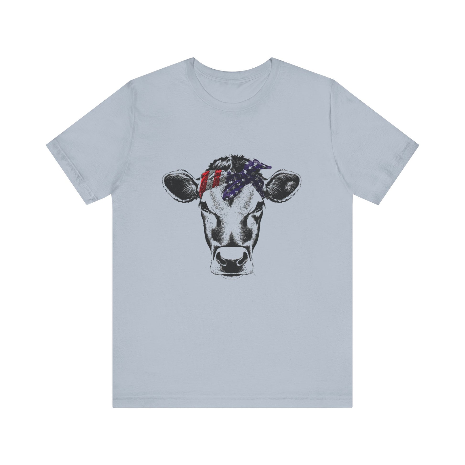 Highland Cow shirt, American Flag Shirt, Funny Cow Shirt, Independence Day - PopCultureByDesign36