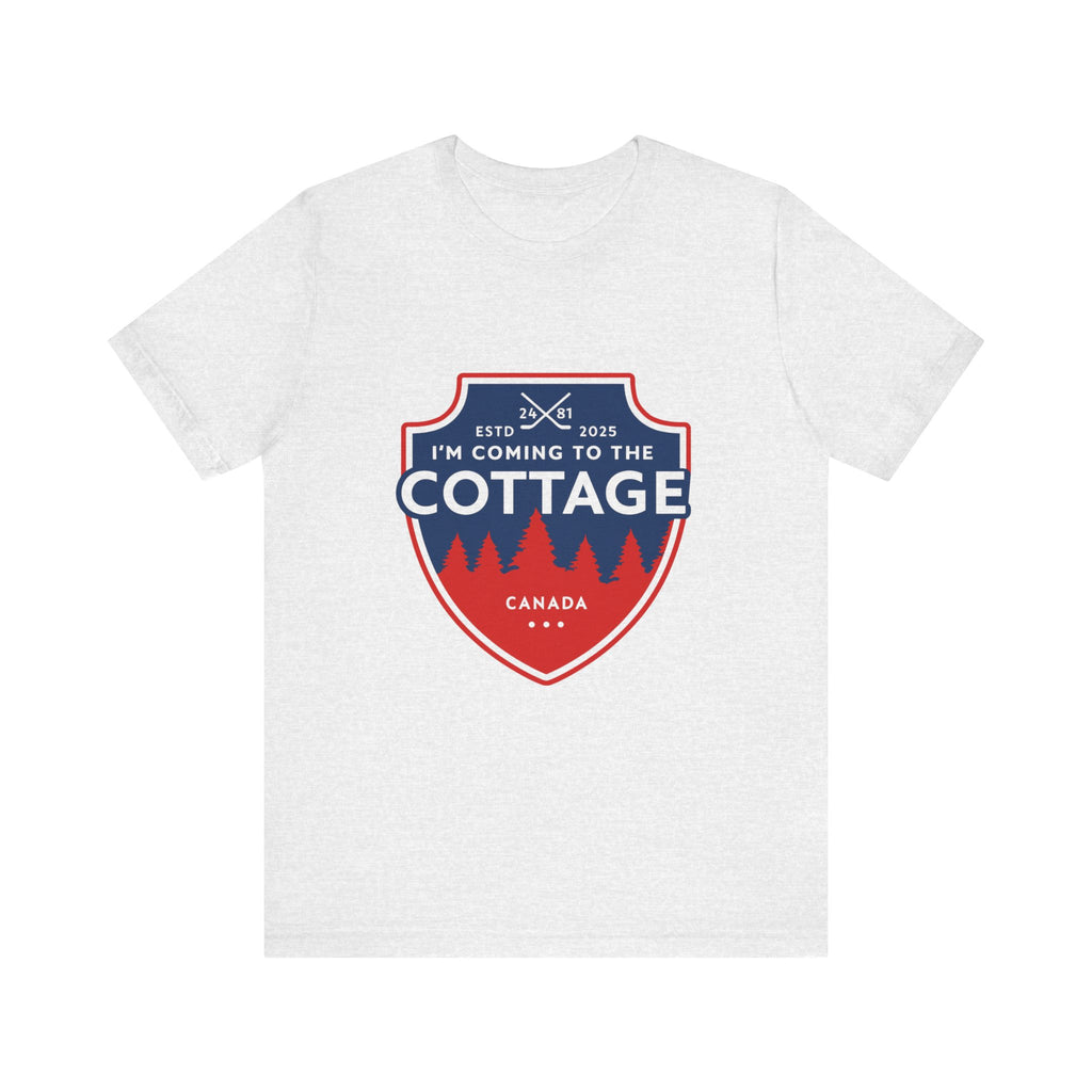 Cottage Hockey Tee — “I’m Coming to the Cottage” Canadian Hockey Lover Shirt by PopCultureByDesign36