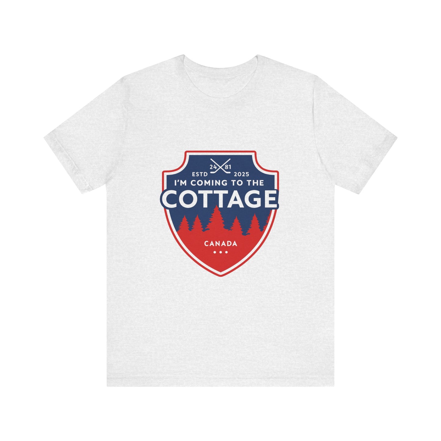 Cottage Hockey Tee — “I’m Coming to the Cottage” Canadian Hockey Lover Shirt