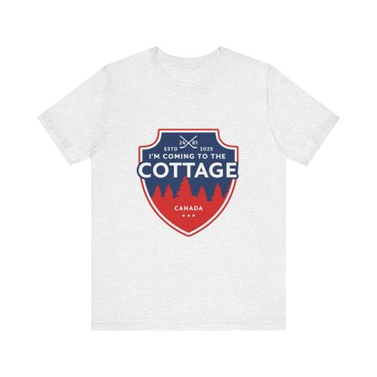 Cottage Hockey Tee — “I’m Coming to the Cottage” Canadian Hockey Lover Shirt