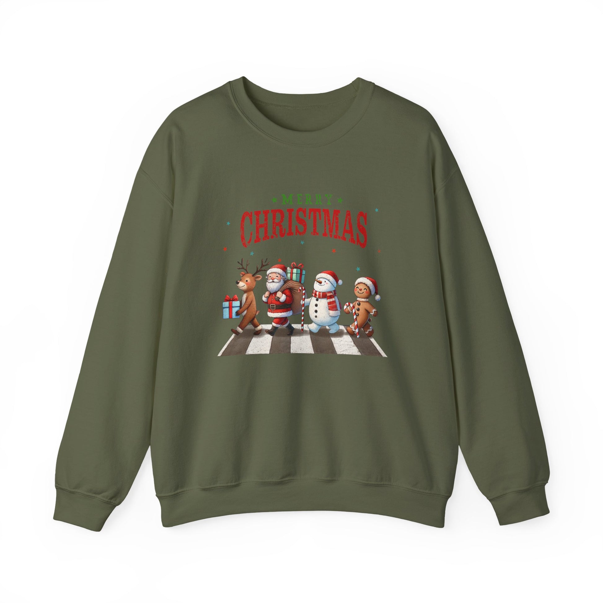 Christmas Sweatshirt, Cute Gingerbread Sweater, Gift For Christmas - PopCultureByDesign36