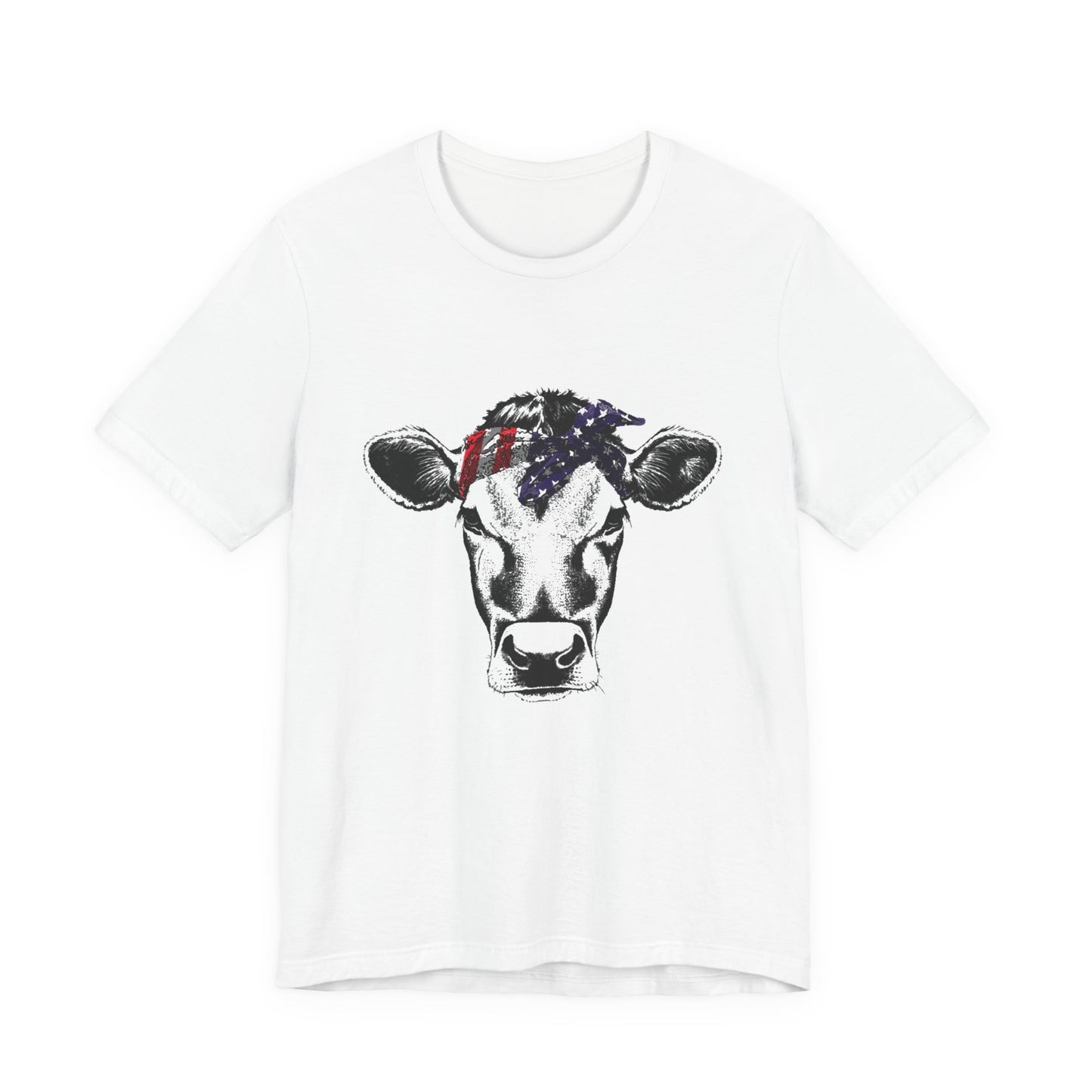 Highland Cow shirt, American Flag Shirt, Funny Cow Shirt, Independence Day - PopCultureByDesign36