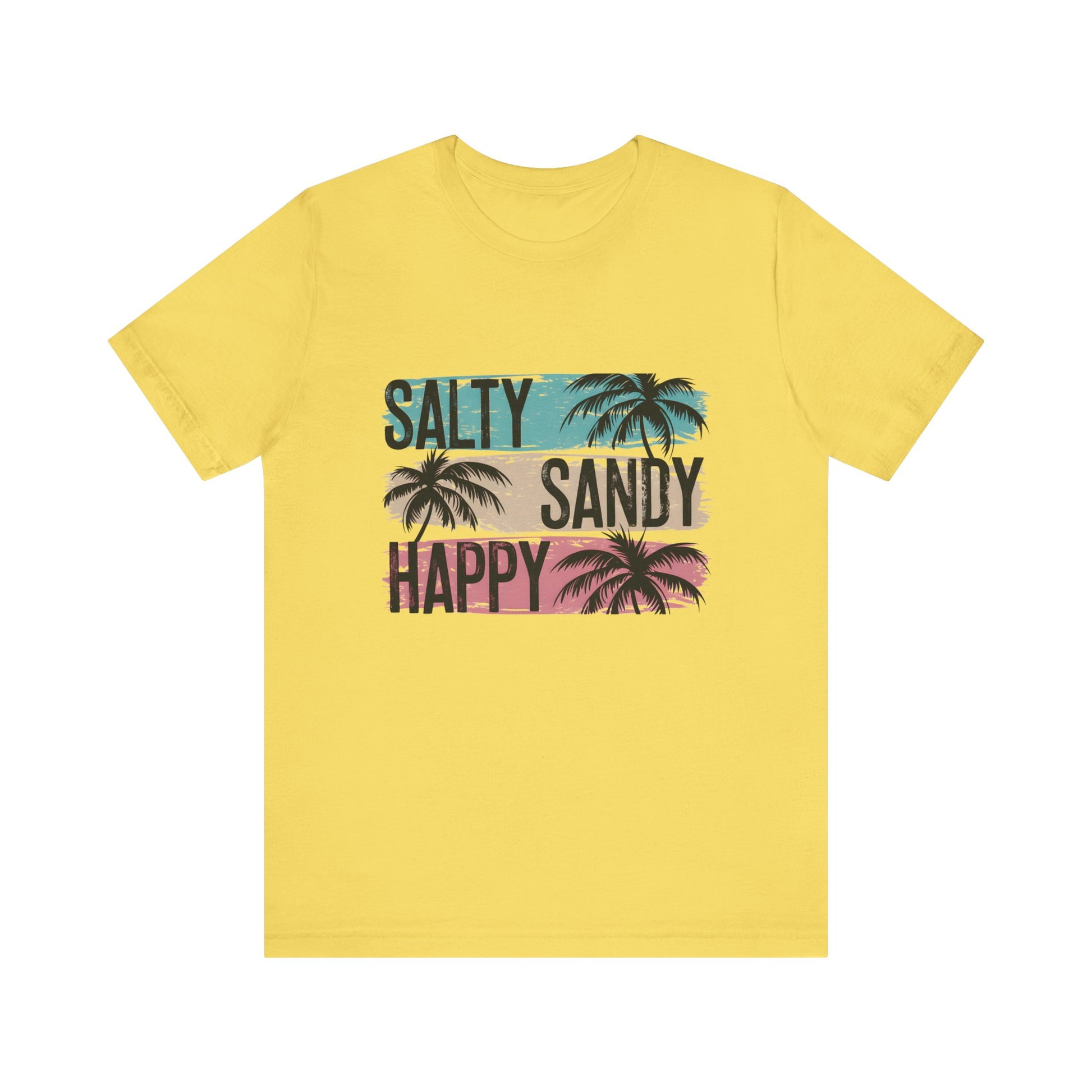 Salty Sandy Happy T-Shirt, Sandy Toes Salty Breeze Tee - PopCultureByDesign36
