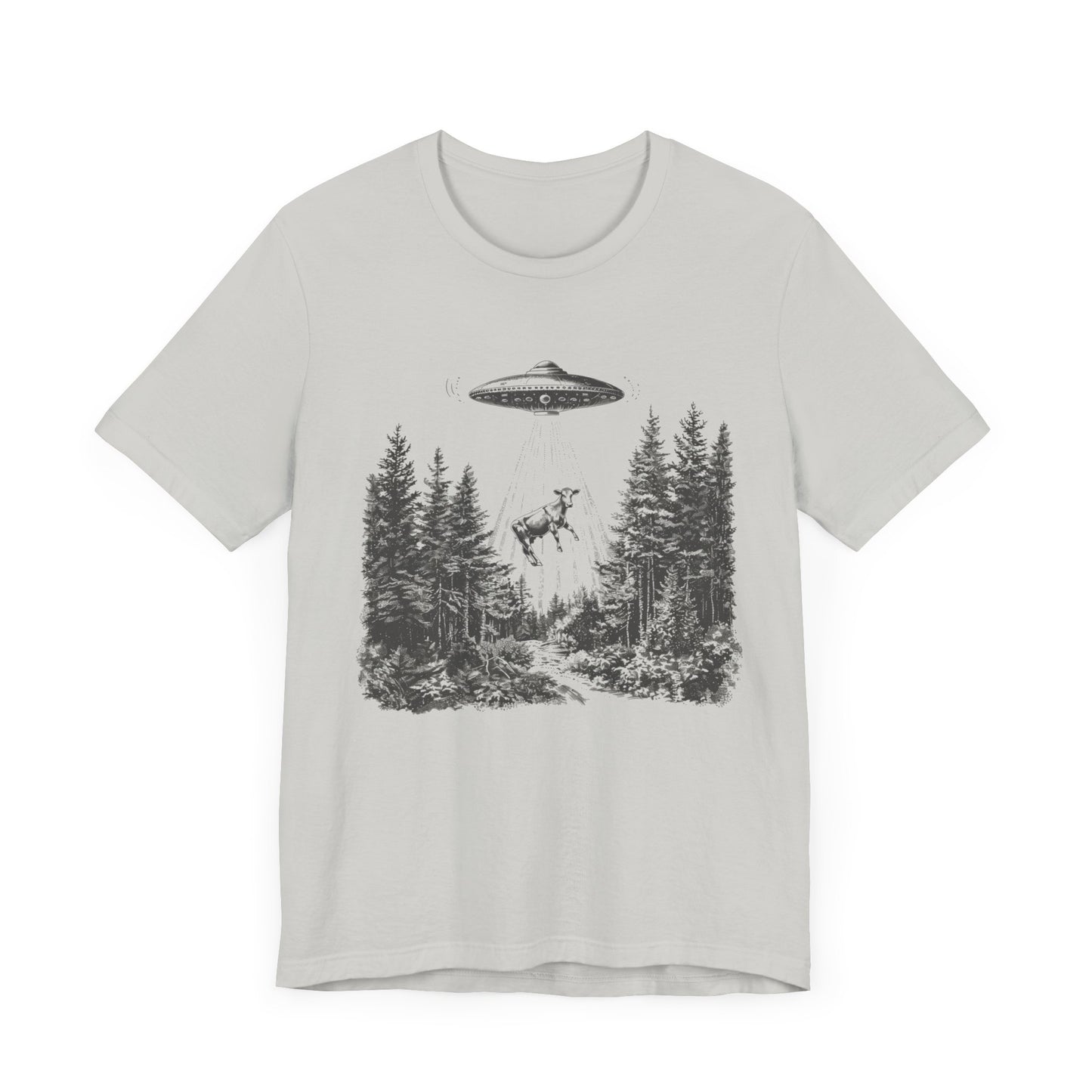 Ufo Cow Shirt, Retro T-Shirt, Vintage Cow Ufo TShirt, Ufo Graphic Tee - PopCultureByDesign36